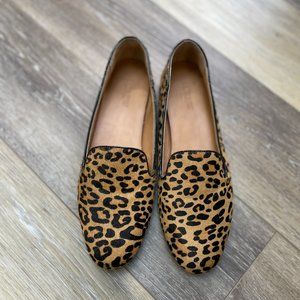 J. Crew Animal Print Slip-Ons